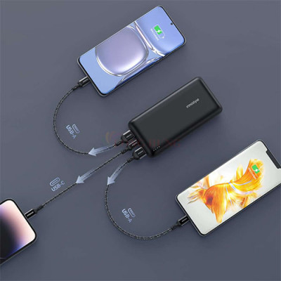 Sạc dự phòng Innostyle Powermax 1USB 2Type-C PD 20W 20000mAh IP20KPD - Hàng chính hãng