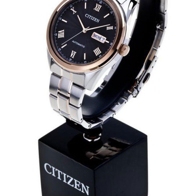 Đồng Hồ Nam Citizen Dây Thép Không Gỉ NH7514-59E - Mặt Đen (Sapphire)