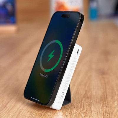  Pin/ Sạc Dự Phòng Không Dây Hít Từ Tính  WIWU JC-20 10.000mAh - Hàng Chính Hãng