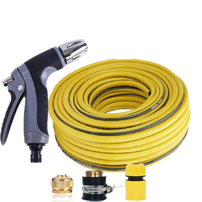 Bộ dây và vòi xịt rửa xe tưới cây tăng áp 7-10M(cút nhựa nối đồng nhựa) 206817
