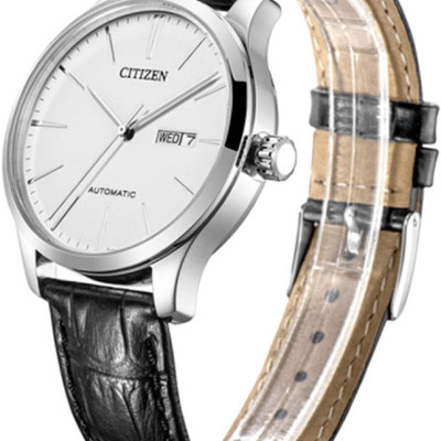 Đồng Hồ Nam Citizen Dây Da NH8350-08B - Mặt Trắng 