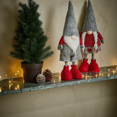 Cây thông Noel | JYSK Muninn | xi măng/sắt | xanh lá/nâu | DK13xC48cm