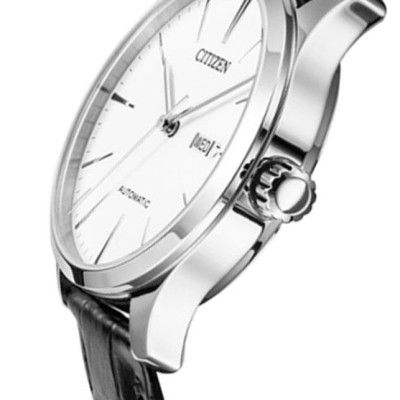 Đồng Hồ Nam Citizen Dây Da NH8350-08B - Mặt Trắng 