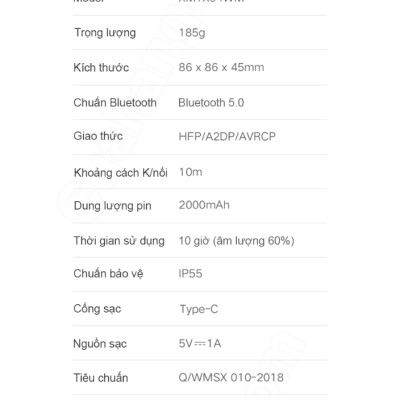 Loa Bluetooth ngoài trời Xiaomi BHR4802GL | Chống nước IP67 | Thời gian chơi nhạc 10h | Bản quốc tế | Bảo hành 1 năm | Hàng Chính Hãng