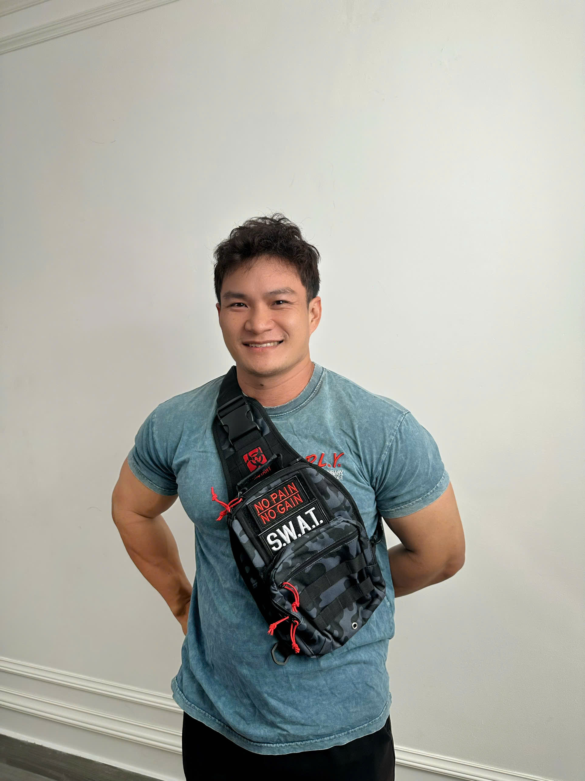 Túi Đeo Chéo ALPHA Mutant - Màu Black Camo