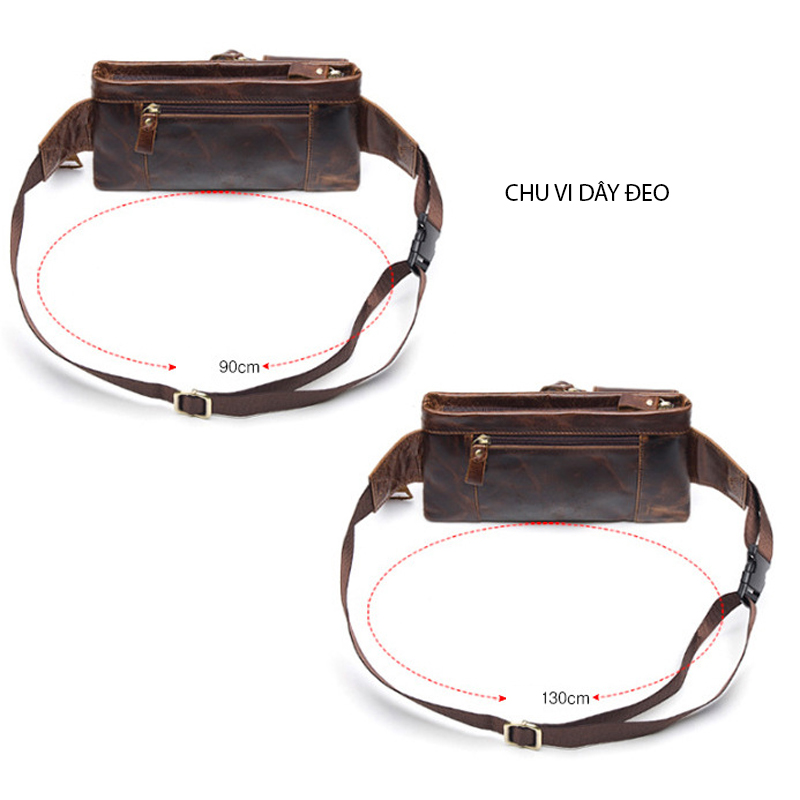 Túi đeo chéo nam DA BÒ THẬT phong cách mới - BEE GEE DCN9221