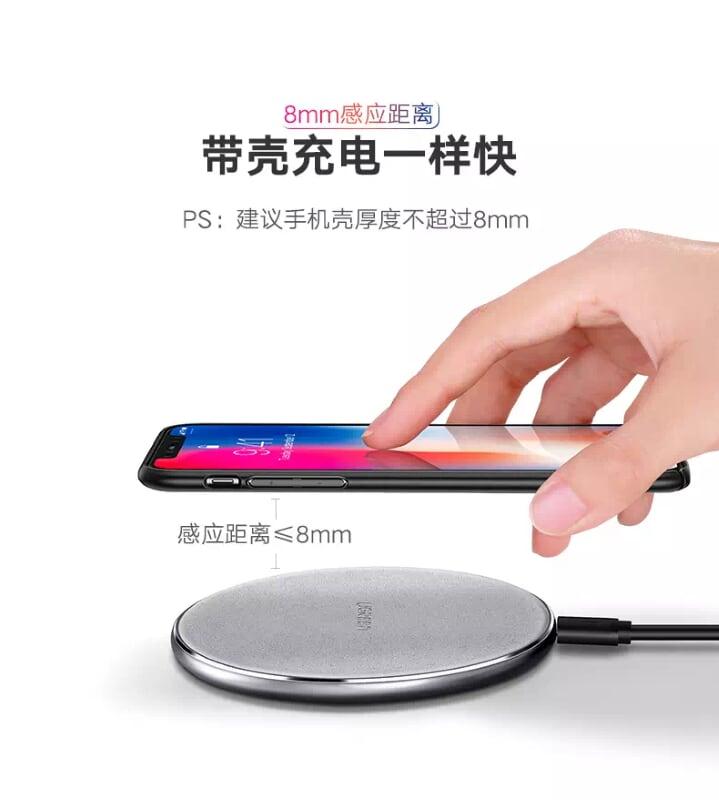 Ugreen UG50574CD180TK 10W màu Xám Đế sạc nhanh không dây cao cấp - HÀNG CHÍNH HÃNG