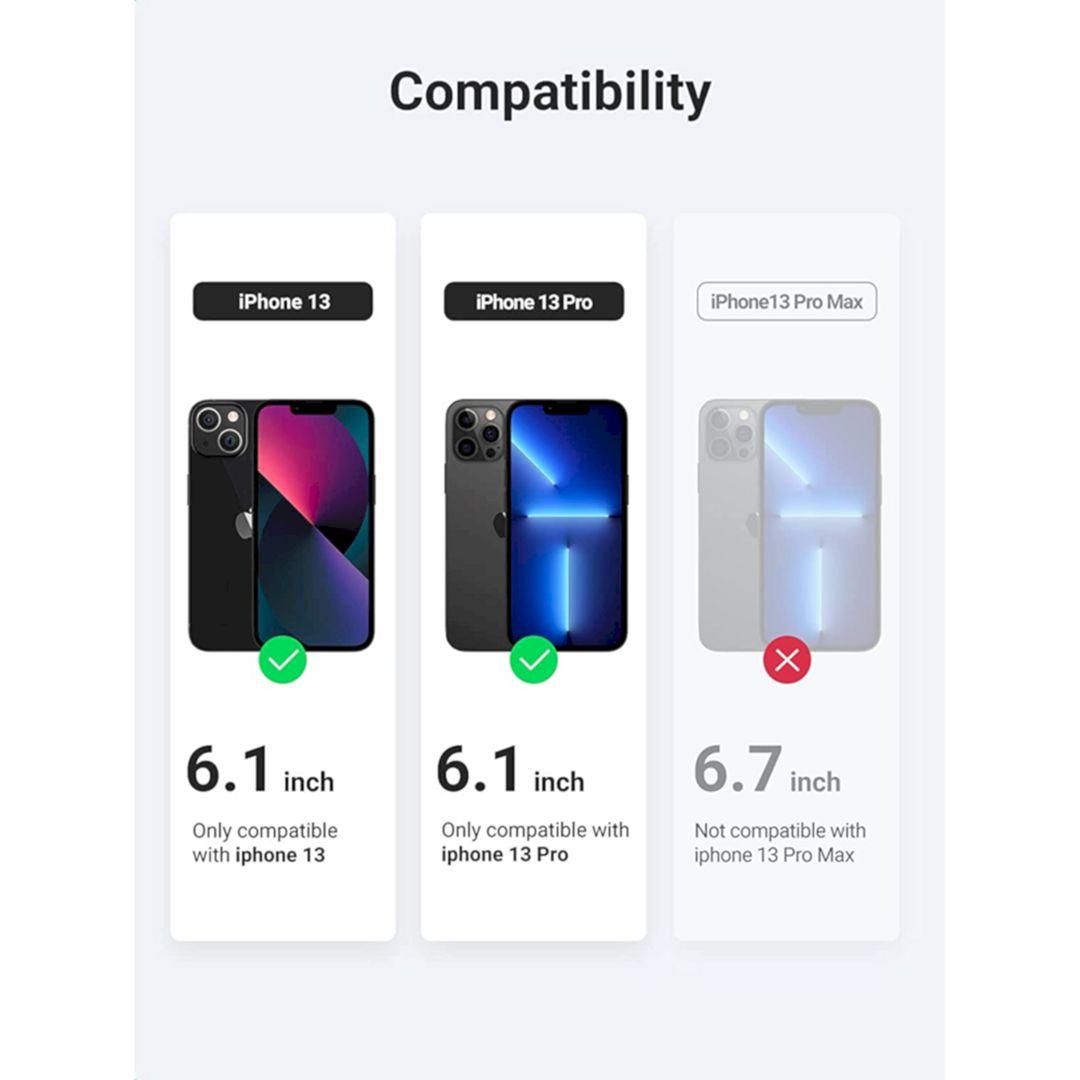 Ugreen UG80990SP206TK 1pcs 6.1inch Miếng dán cường lực dành cho iphone 13 / 13 Pro - 1 miếng - HÀNG CHÍNH HÃNG