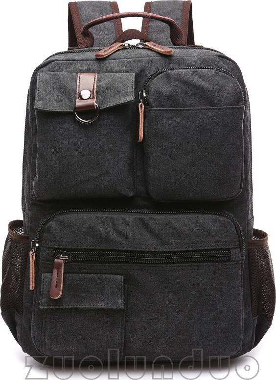 Balo nam thời trang vải canvas phong cách mới- đi làm, đi học,đi chơi,đựng laptop (15,6")