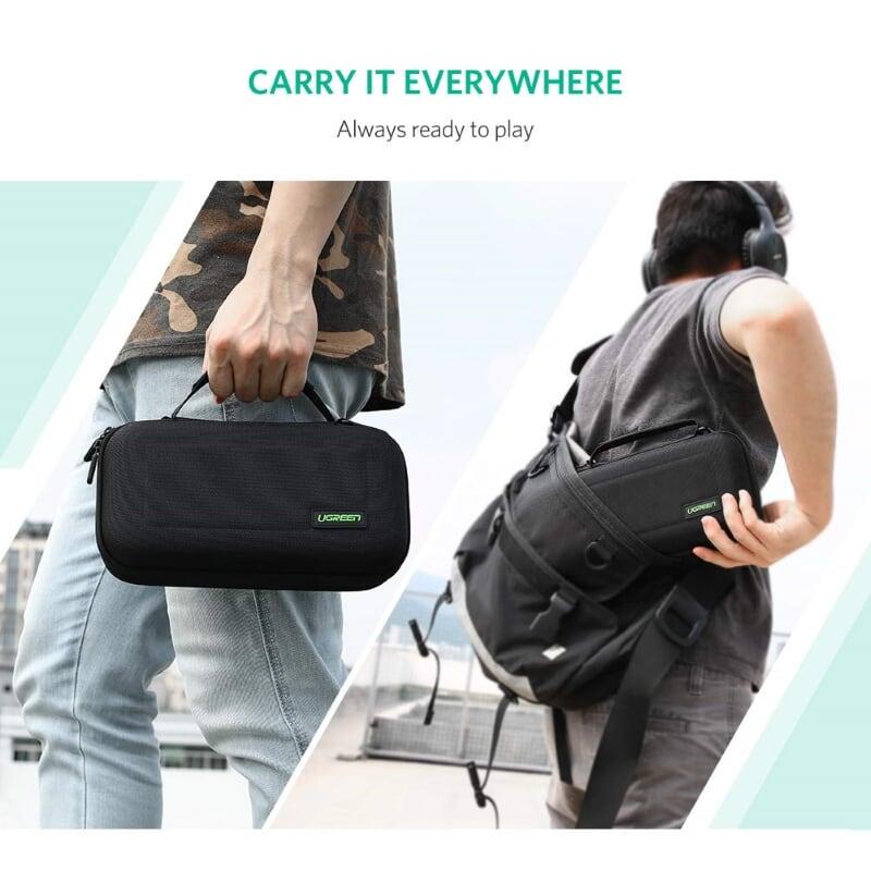 Ugreen UG50275LP145TK 26x13x8CM màu Đen Túi đựng phụ kiện đa năng chống sốc - HÀNG CHÍNH HÃNG