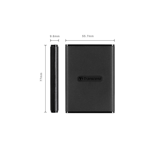 Ổ cứng gắn ngoài SSD Transcend ESD270C 250GB/500GB/1TB/2TB USB 3.1 Gen 2 type C – Hàng Chính Hãng