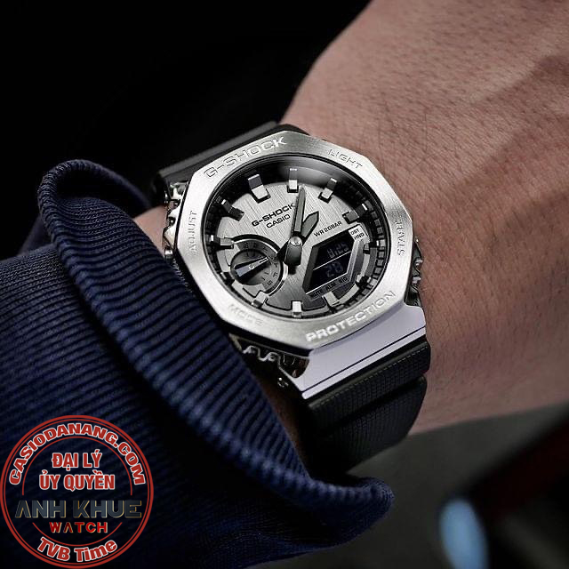 Đồng hồ nam dây nhựa Casio G-Shock chính hãng GM-2100-1ADR