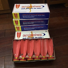 Hộp 6 quả cầu đá thi đấu ĐLS cánh xốp không thấm nước, đạt tiêu chuẩn thi đấu quốc tế, được các trường học, câu lạc bộ sử dụng nhiều trong thi đấu.