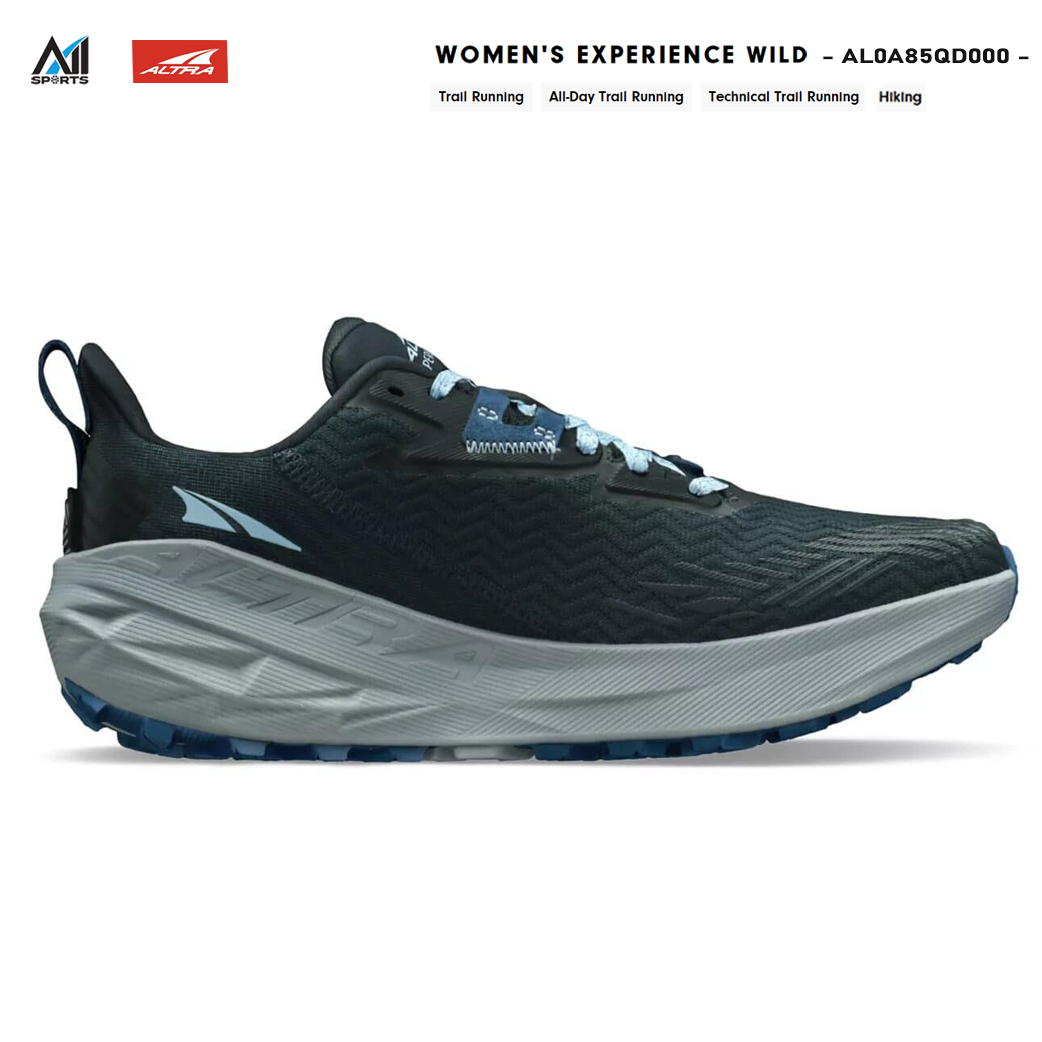 GIÀY CHẠY BỘ ĐỊA HÌNH nữ ALTRA EXPERIENCE WILD W BLACK - AL0A85QD000
