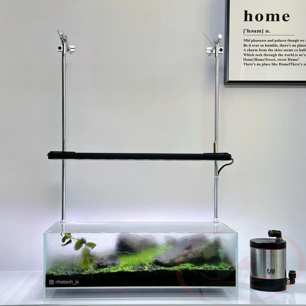 Bộ đế treo đèn TRU Lamp Base Stainless Steel chân inox bể cá tép thủy sinh tiểu cảnh