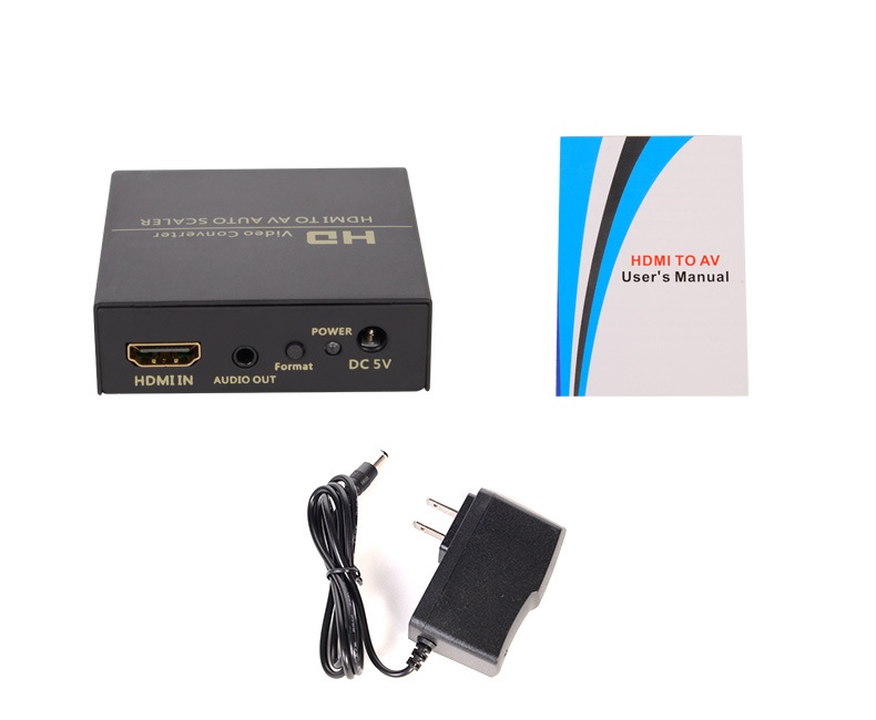 SOAIY Bộ chuyển HDMI sang AV Audio Video Convert FJ-HA1308 - Hàng Nhập Khẩu