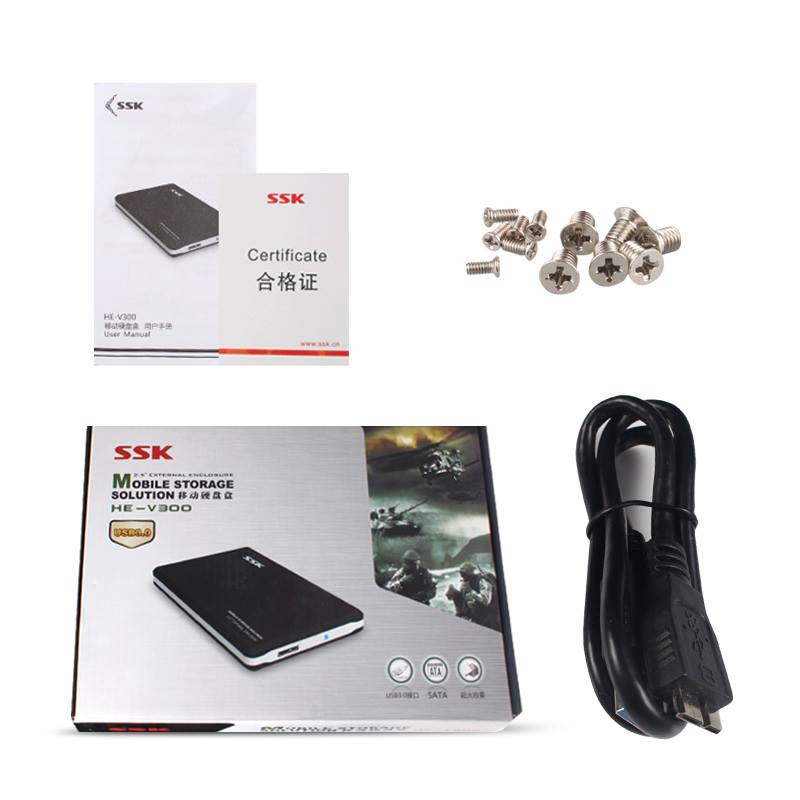 Hộp Đựng Ổ Cứng HDD Box 3.0 SSK HE-V300 AZONE - Hàng Nhập Khẩu