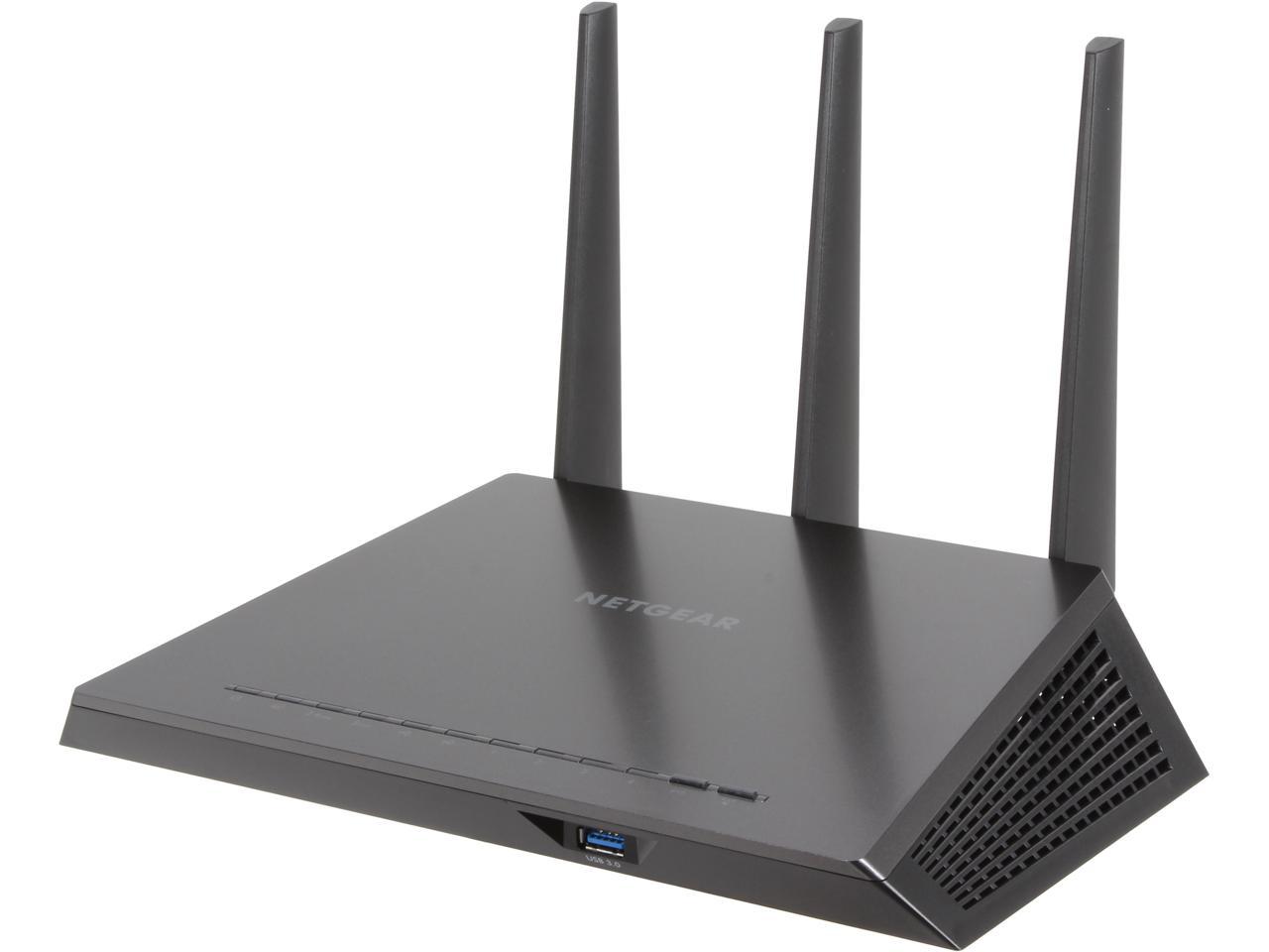 Thiết Bị Phát Sóng Băng Tần Kép 2.4GHz & 5GHz Chuẩn AC1900 NIGHTHAWK SMART Wifi Router NETGEAR R7000 - Hàng Chính Hãng