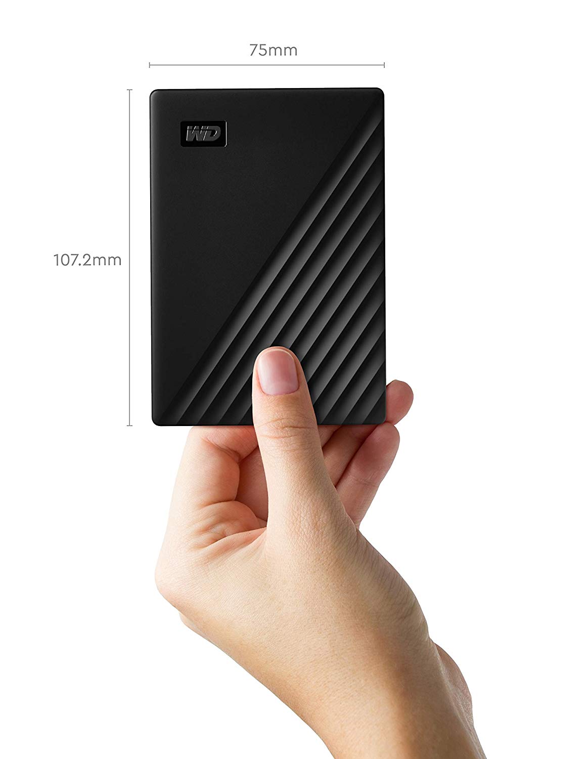 Ổ Cứng Di Dộng HDD WD My Passport 2TB 2.5" USB 3.2 WDBYVG0020B - Hàng Chính Hãng