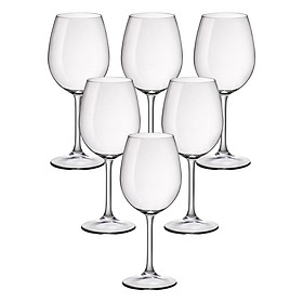 Bộ 6 Ly Rượu Thủy Tinh Cabernet Riserva Bormioli Rocco 126261BN9021990 (370ml / Ly / Ly)