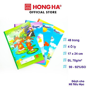 Vở 4 ô ly Hồng Hà 48 trang Chân dung Trạng nguyên (0563)