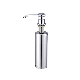 Bình đựng xà bông KG67 đựng nước rửa chén gắn bồn rửa cao cấp tiện lợi siêu bền bằng inox304 - Hàng chính hãng