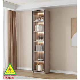 TỦ TRANG TRÍ PHÒNG KHÁCH BẰNG GỖ MDF CÁNH KÍNH TTK313(1) - NỘI THẤT LẮP RÁP VIENDONGADV
