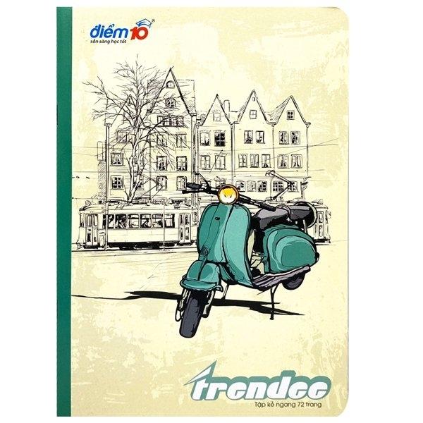 Combo 5 Tập Trendee Kẻ Ngang 72 Trang ĐL 60g/m2 - Thiên Long NB-081 (Mẫu Màu Giao Ngẫu Nhiên)