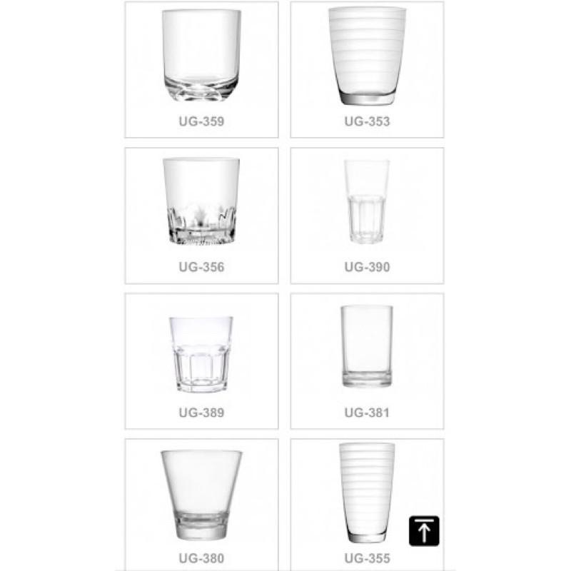 Set 6 cốc ly thuỷ tinh 306ml UG-389 hàng Thái Lan (Shop có đủ các cỡ ly cốc thuỷ tinh)