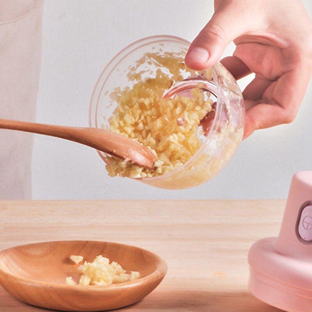 Máy xay tỏi ớt mini , xay thực phẩm , tiện lợi , đa năng sạc điện ,đơn giản dễ sử dụng