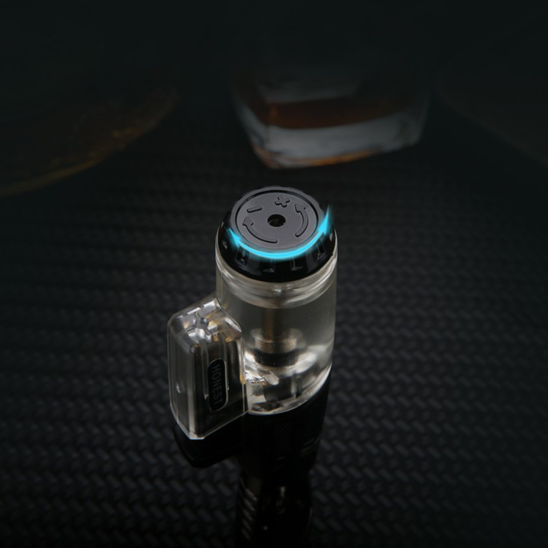 Vỏ Hột Quẹt Bật Lửa Gas Honest BCZ-777 Khò 3 Tia Cực Mạnh, Nhìn Thấy Lượng Gas - Nhiều Màu