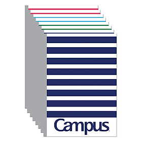 Lốc 10 Cuốn Tập Kẻ Ngang Campus B5 Repete - Mẫu Ngẫu Nhiên (120 Trang)