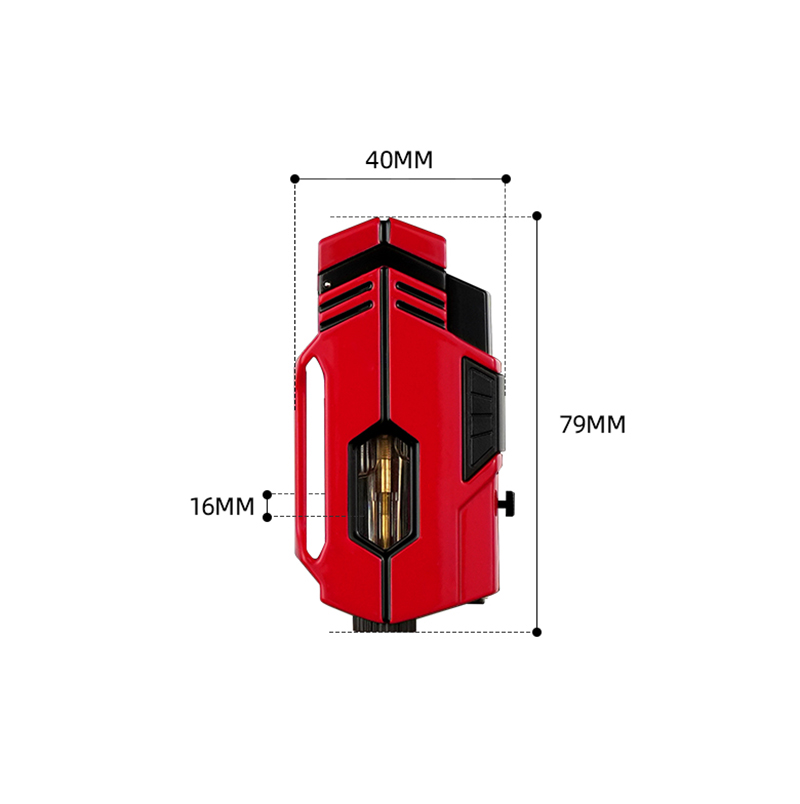 Vỏ Hột Quẹt Bật Lửa Gas COB-160 Khò 2 Tia Mạnh Mẽ Nhìn Rõ Lượng Gas - Nhiều Màu