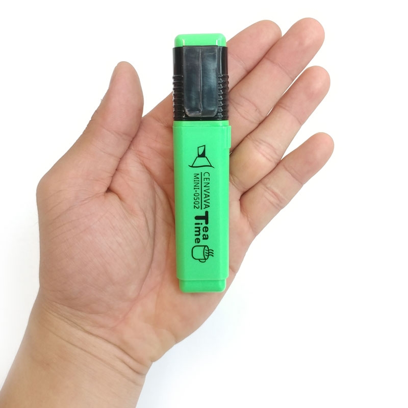 Bút Dạ Quang Mini Cenvava 0502 - Màu Xanh Lá