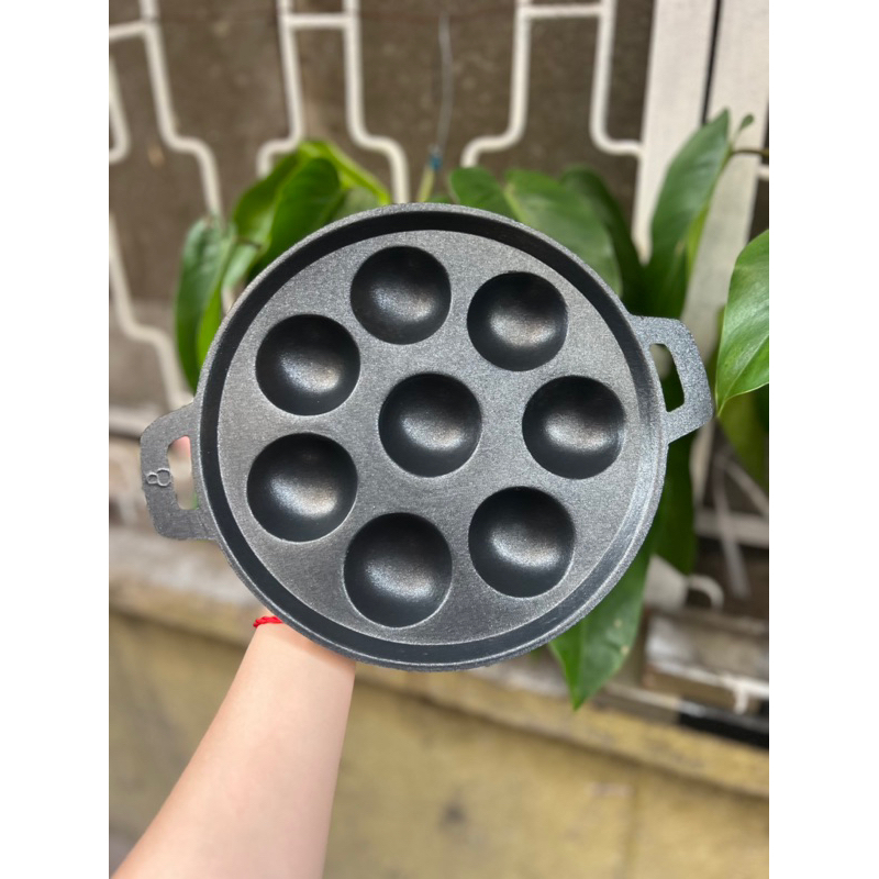 Chảo Đổ Bánh Khọt, Bánh Căn 8 Khuôn Chống Dính