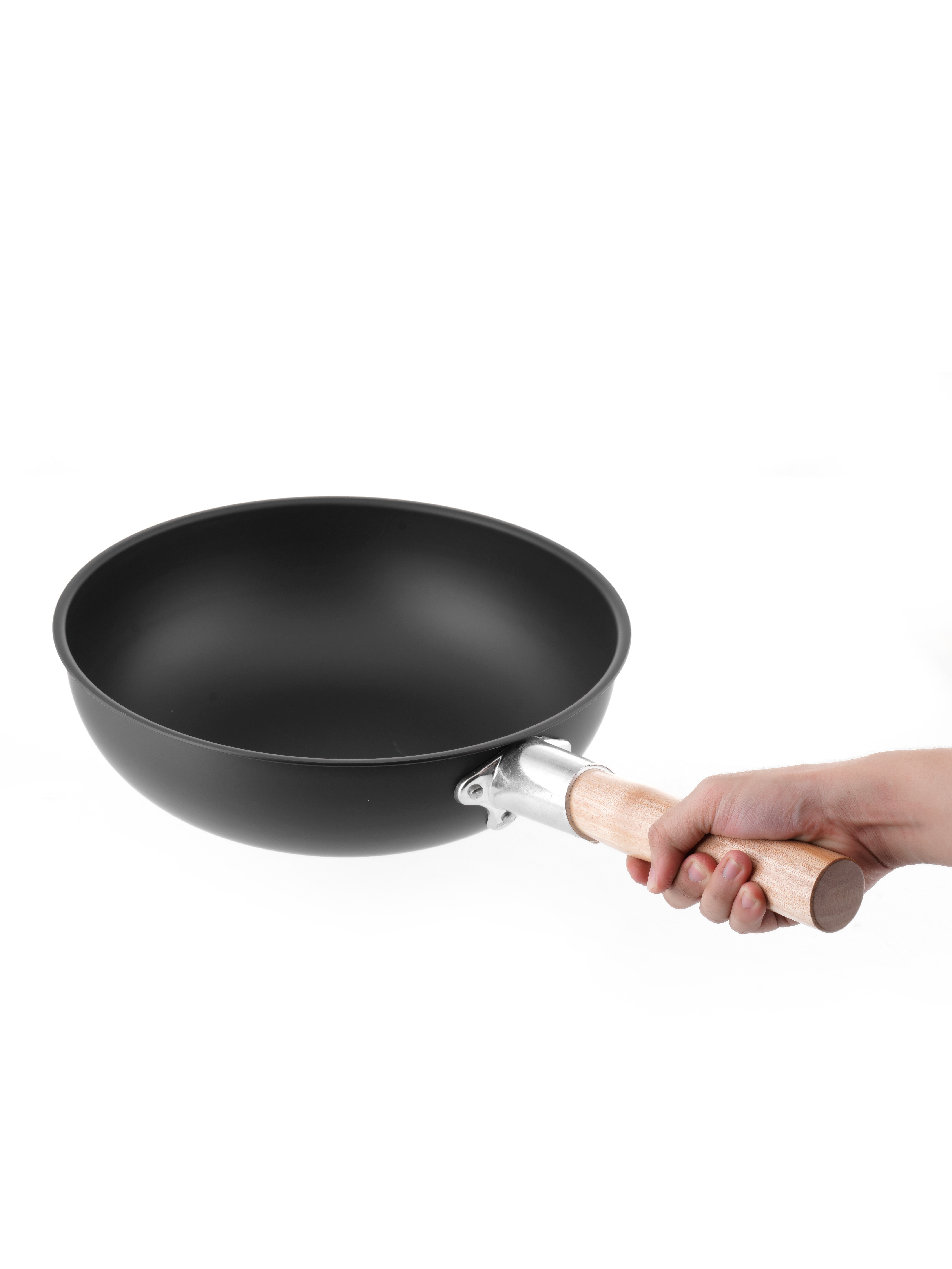 Chảo sâu lòng cán gỗ 32