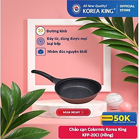 Chảo cạn Colormic Korea King KFP-20CI (size 20cm) - Hàng chính hãng