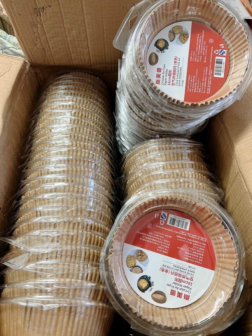 Giấy Nến Vàng Lót Nồi Chiên Không Dầu Sạch Sẽ Tiện Dụng An Toàn Cho Sức Khỏe - 1 set 50 Tờ