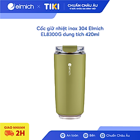 Cốc giữ nhiệt inox 304 Elmich EL8300G dung tích 420ml