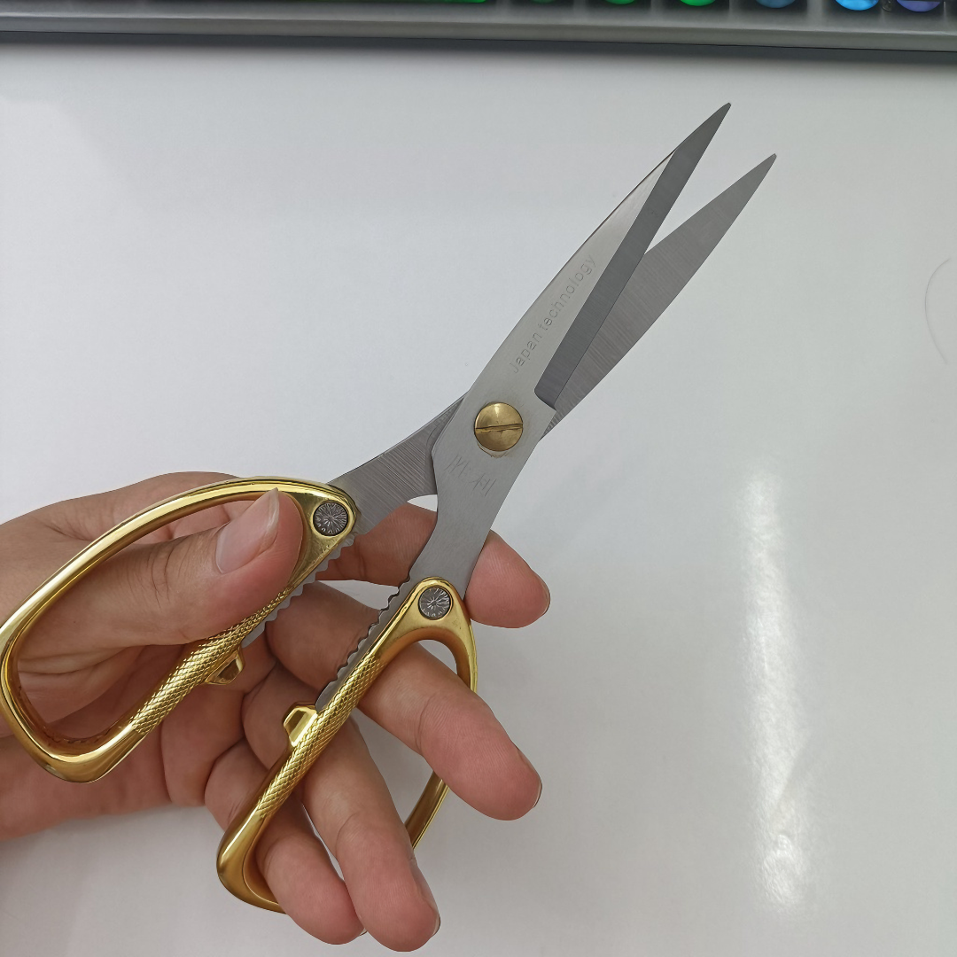 Kéo nhật KG810 nội địa siêu sắc, kéo cắt gà, cắt vịt, cắt thịt các loại , vải, nhựa, giấy chất liệu inox304 - Hàng chính hãng