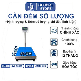Cân Đếm Số Lượng JWI-3000C - Mặt Bàn Cân 500x600MM 