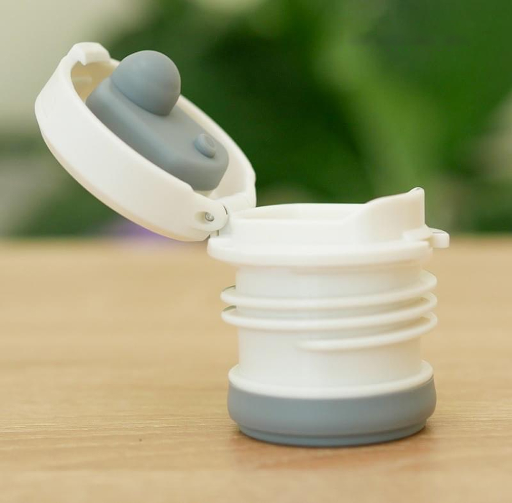 Bình giữ nhiệt Lock&Lock 505ml Maman Cup Vacuum Bottle Màu Xanh Navy LHC1487NVY - Hàng chính hãng, nắp dùng làm cốc nước uống - JoyMall