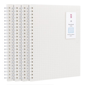 Sổ Tay Ghi Chép Bìa Nhựa Khổ A5 Deli 60 Trang  - Giấy Kẻ Ngang/Kẻ Ô Vuông Caro - 1 Quyển - LPA560