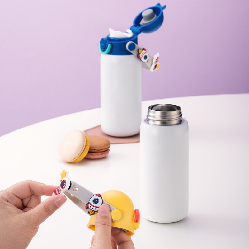 Bình giữ nhiệt Lock&Lock DIY Strap Tumbler 350ml LHC3283 - Hàng chính hãng, hoạ tiết dễ thương, đựng nước cho bé - JoyMall