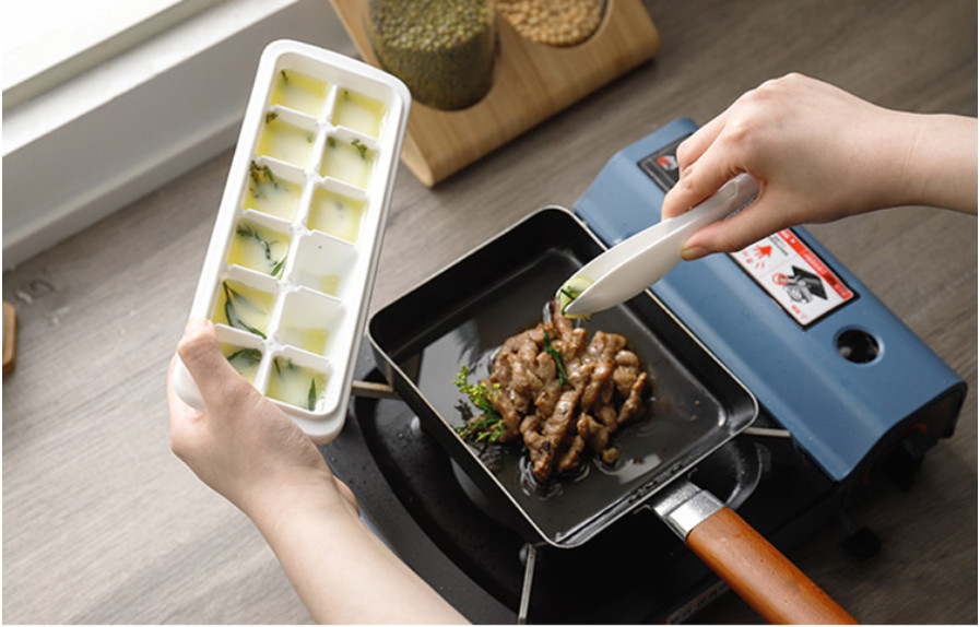 Khay làm đá viên kháng khuẩn, an toàn Nakaya Ice Tray - Hàng nội địa Nhật Bản |#nhập khẩu chính hãng| |#Made in Japan| |#K280|#K281|#K298|