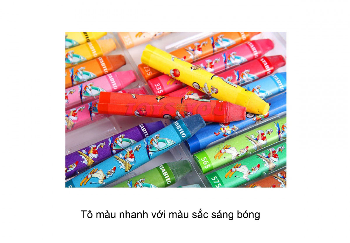 Bộ Bút Sáp Dầu Stabilo Trio OP2624