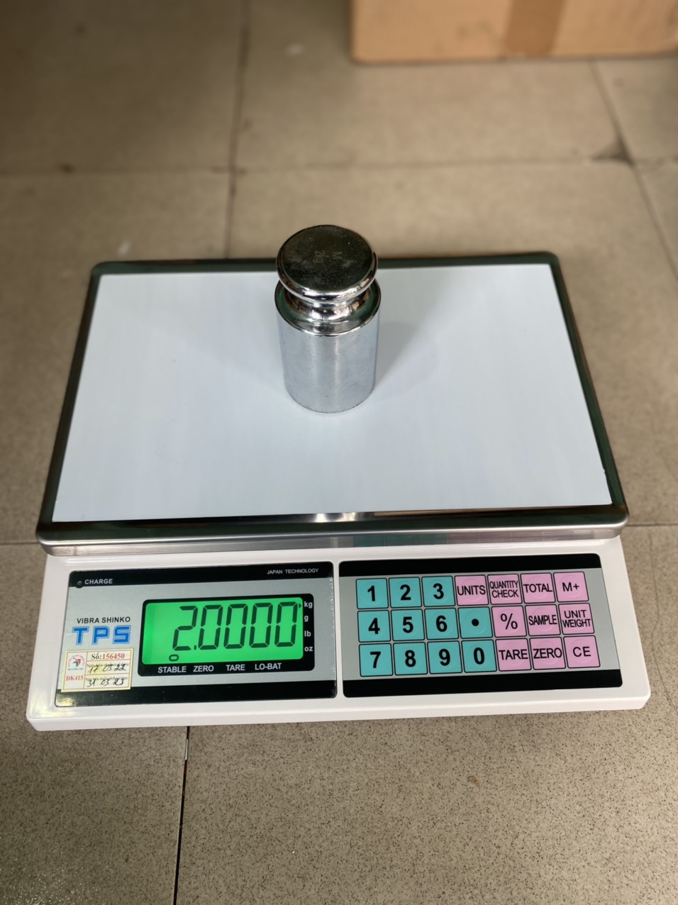 Cân Điện Tử VIBRA TPS HW 6 kg