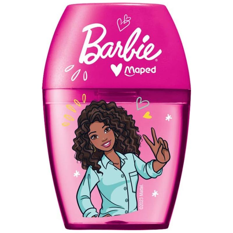 Bộ Dụng Cụ Học Tập 4 Món Barbie - Maped CB98186700 - Màu Hồng