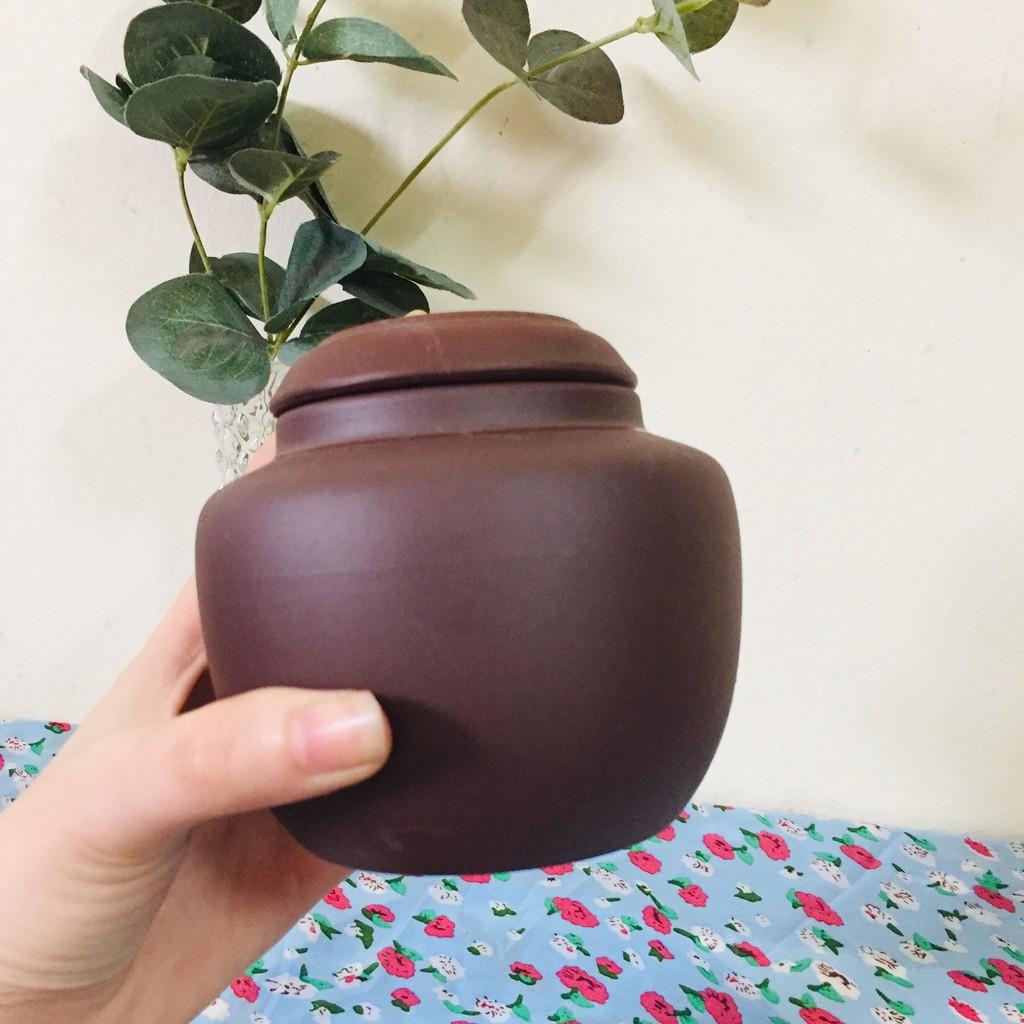 Bộ dụng cụ bàn trà: bình đựng chè, gạt tàn thuốc lá, tống trà tử sa gốm sứ đất nung Bát Tràng cao cấp LOẠI 1