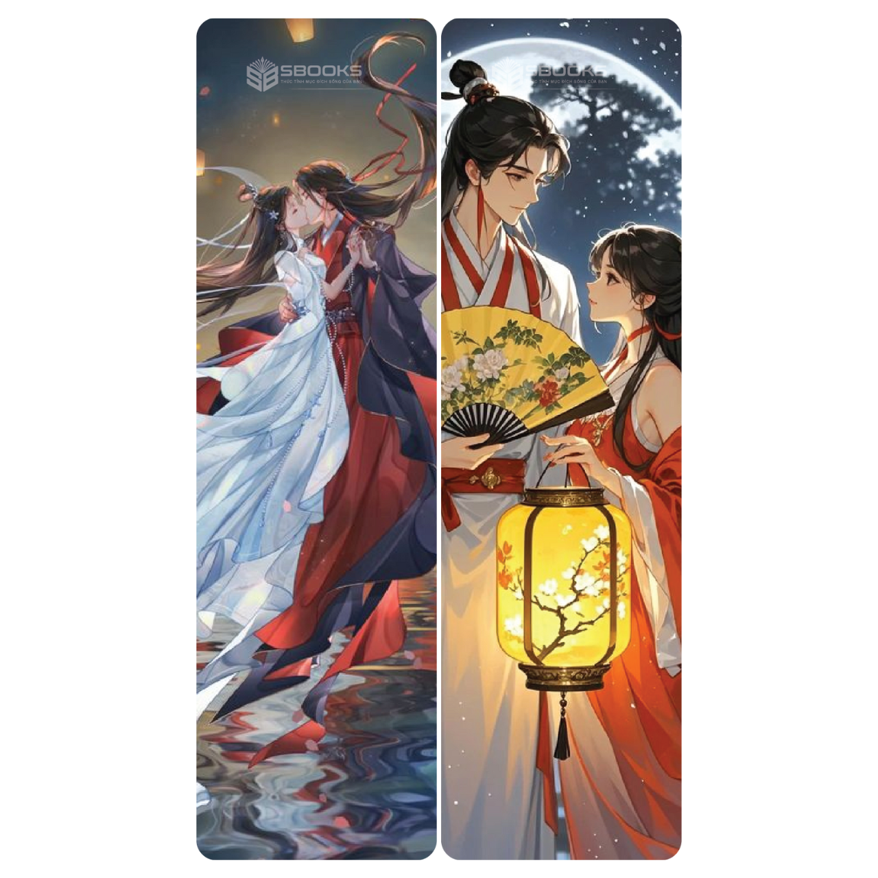 10 Cái Bookmark Kẹp Sách, Dấu Trang Hoạ Tiết Tranh Tru Tiên - SBOOKS